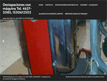 Tablet Screenshot of destapaciones1.com.ar
